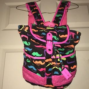 Justice Mustache Backpack